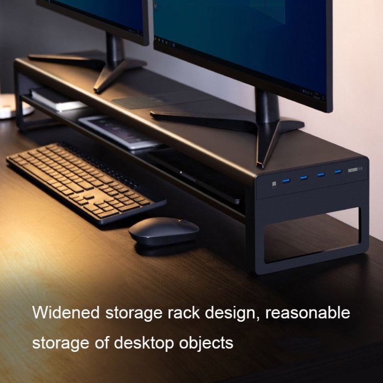 Vaydeer Multifunctional Desktop Widening Monitor Rack, Spec: Drawer Type (Wireless Charger) - free shipping - PMC TechLife - Order now!
