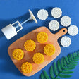 2 PCS Moon Festival Round Hand-Pressed Pastry Mold Baking Tools, Model: 10 - free shipping - PMC TechLife - Order now!