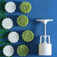 2 PCS Moon Festival Round Hand-Pressed Pastry Mold Baking Tools, Model: 30 - free shipping - PMC TechLife - Order now!