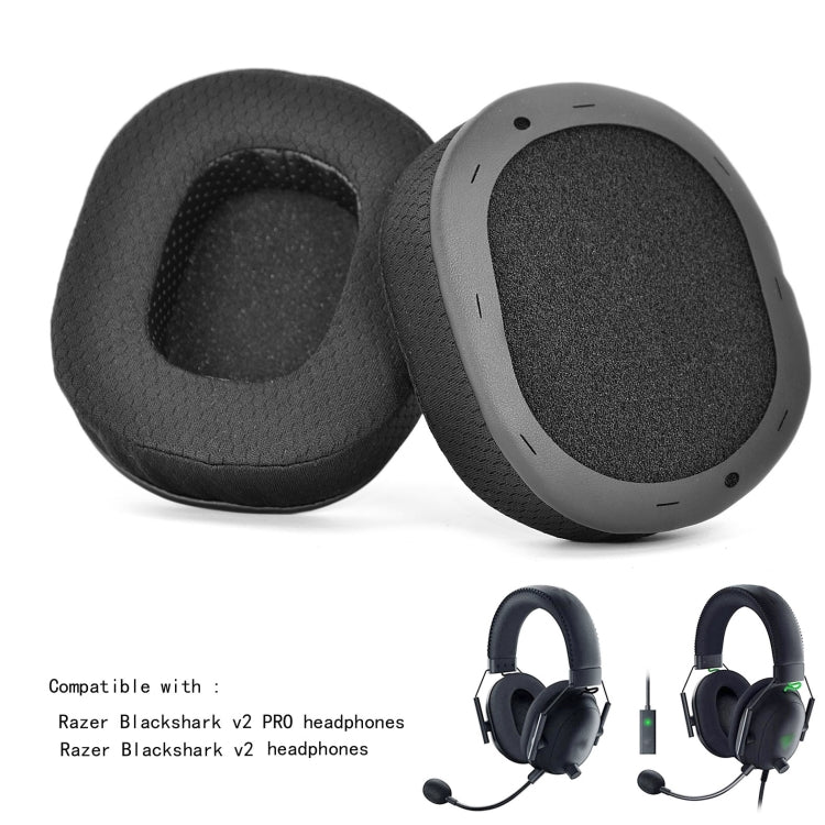 2 PCS Sponge Cover Ear Pads for Razer BlackShark V2 /V2 Pro,Style:  Football Net - Earmuff & Pad by PMC TechLife | Online Shopping South Africa | PMC TechLife