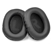 1 Pair Memory Foam Earpads for Logitech Logitech G Pro/G Pro X(Black Protein Leather)