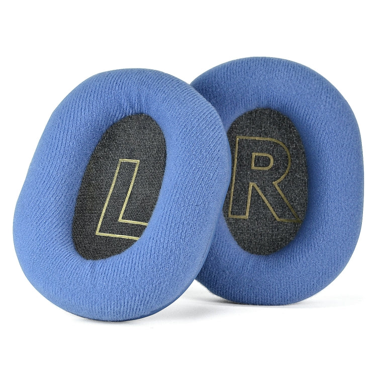 1 Pair Memory Foam Earpads for Logitech Logitech G Pro/G Pro X(Blue Velvet Cloth)