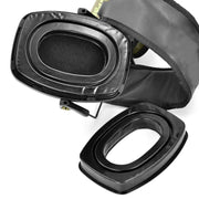 2pcs Gel Ear Pads For Howard Leight By Honeywell Impact Sport Pro Sync Headset(Black)