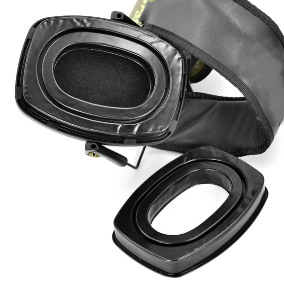 2pcs Gel Ear Pads For Howard Leight By Honeywell Impact Sport Pro Sync Headset(Black)