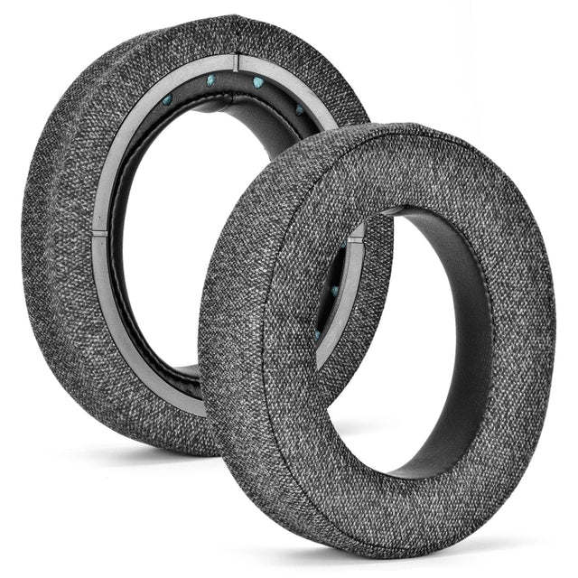 1 Pair Earmuffs Earpads  For CORSAIR HS50 Pro HS60 Pro HS70 Pro(Gray Linen + Leather)