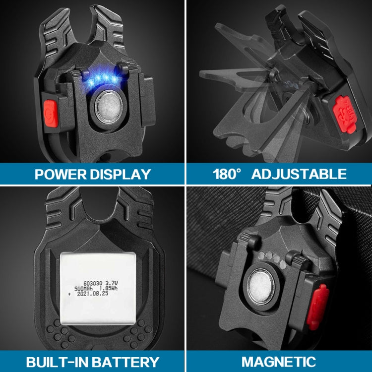 E-SMARTER W5129 Mini Strong Light Portable Flashlight, Specification: With Tape Rope - Mini Flashlight by E-SMARTER | Online Shopping South Africa | PMC Jewellery | Buy Now Pay Later Mobicred