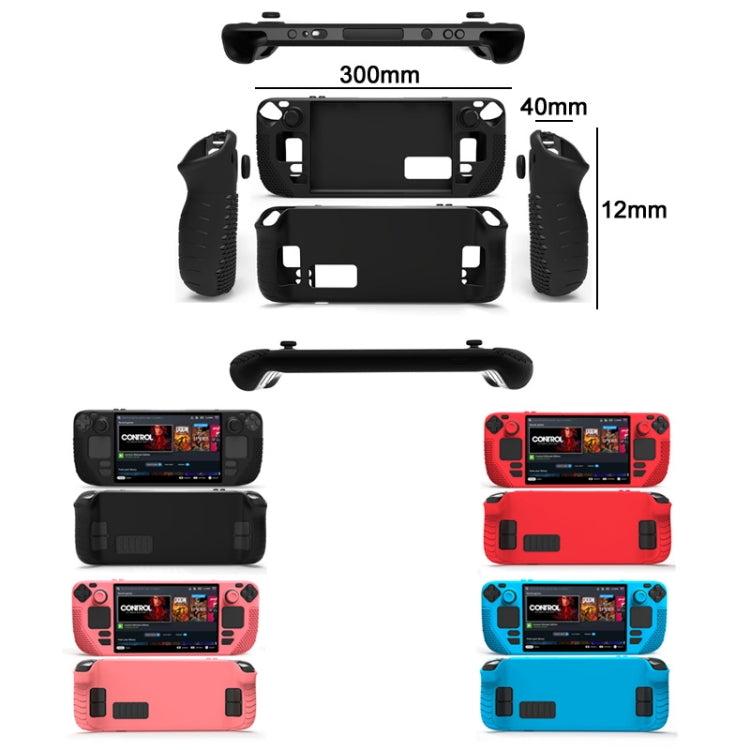 All-Inclusive Silicone Cover With Button Cap For Steam Deck(Red) - free shipping - PMC TechLife - Order now!