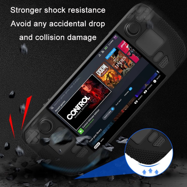 All-Inclusive Silicone Cover With Button Cap For Steam Deck(Red) - free shipping - PMC Jewellery - Order now!
