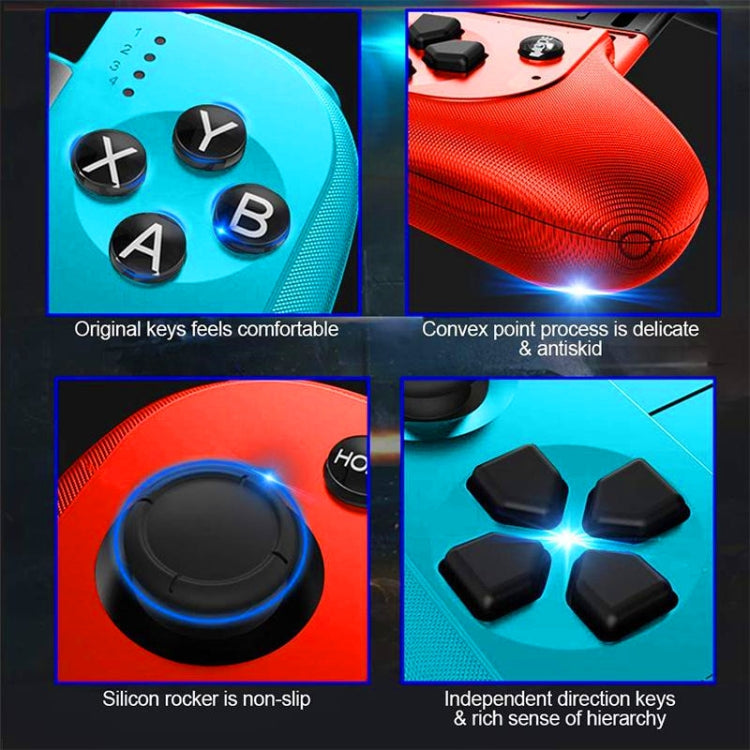 STK-7007F Wireless Bluetooth Stretch Gamepad Joystick For Android and IOS Phones(Red Blue)