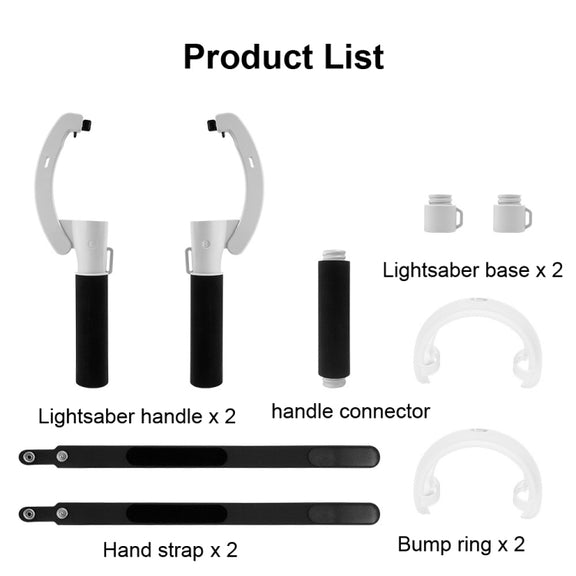 VR Controllers Long Stick Handle for Oculus Quest 2 Playing Beat Saber Games