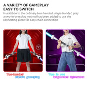 VR Controllers Long Stick Handle for Oculus Quest 2 Playing Beat Saber Games