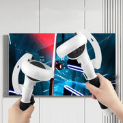 VR Controllers Long Stick Handle for Oculus Quest 2 Playing Beat Saber Games