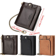 HUMERPAUL BP950 RFID Anti-Magnetic Men Wallet Large Capacity Multi-Card Solt Pocket(Brown)