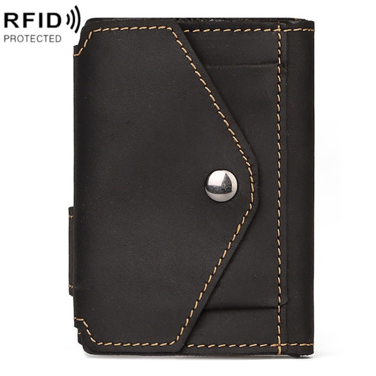 HUMERPAUL BP906 Credit Card Cover RFID Anti-Theft Brush Card Bag(Black) - free shipping - PMC Jewellery - Order now!