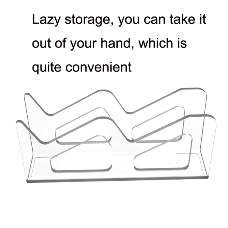 IPLAY HBX-433 Gamepad Transparent Desktop Display Stand For PS4 / PS5 / PS3 / Xbox / Switch - Holder by IPLAY | Online Shopping South Africa | PMC TechLife