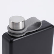 9oz Portable 304 Stainless Steel Flagon Whiskey Vodka Wine Pot Hip Flask(Blue)