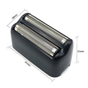 Electric Razor Trimmer Head Cover For Babylis,Style: Silver Cover+Knife Net