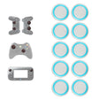 10 PCS Gamepad Silicone Luminous Button Cap Rocker Cap For PS5/PS4/PS3/ONE/360/PRO/series X/S(Transparent Blue Circle) - Cases by PMC TechLife | Online Shopping South Africa | PMC TechLife