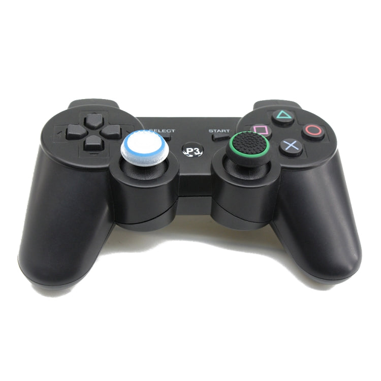 10 PCS Gamepad Silicone Luminous Button Cap Rocker Cap For PS5/PS4/PS3/ONE/360/PRO/series X/S(Transparent Black Circle) - Cases by PMC TechLife | Online Shopping South Africa | PMC TechLife