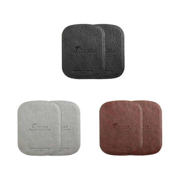 SUMITAP STHP-C40 Leather Square Magnetic Sheet Magnetic Car Phone Holder Accessories(Brown) - Hand-Sticking Bracket by SUMITAP | Online Shopping South Africa | PMC Jewellery | Buy Now Pay Later Mobicred