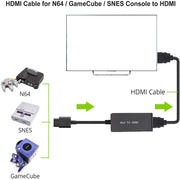 N64 To HDMI Converter HD Cable For N64/GameCube/SNES