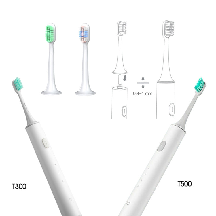 2 PCS For Xiaomi Mijia T300 T500 Electric Toothbrush Replacement Head(Pink) - free shipping - PMC TechLife - Order now!