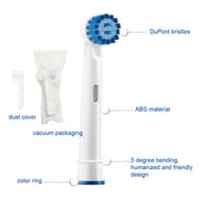 2 PCS For Oral-B Full Range of Electric Toothbrush Replacement Heads(Daily Cleaning)