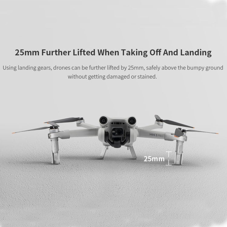 PGYTECH  For DJI Mini 3 Pro Raised Landing Gear ,Can Increase 25mm - free shipping - PMC TechLife - Order now!