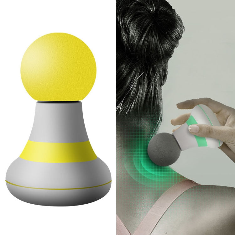 Mini Fascia Device Smart Whole Body Muscle Vibrating Massage Relaxer, Style: Enhanced Model (Yellow) - free shipping - PMC TechLife - Order now!
