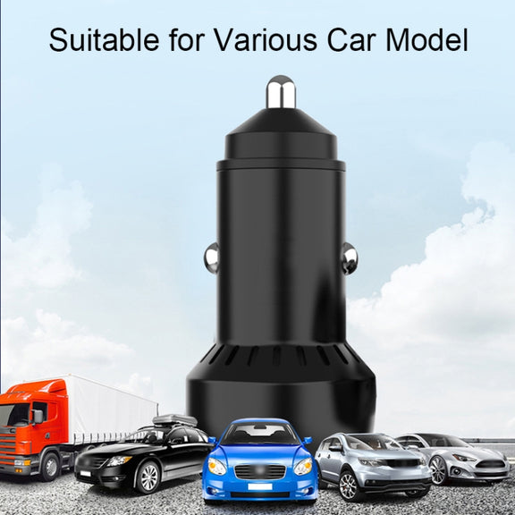 IBD352 Aluminum Alloy Dual Interface Car Charger, Spec: PD30W+PD30W