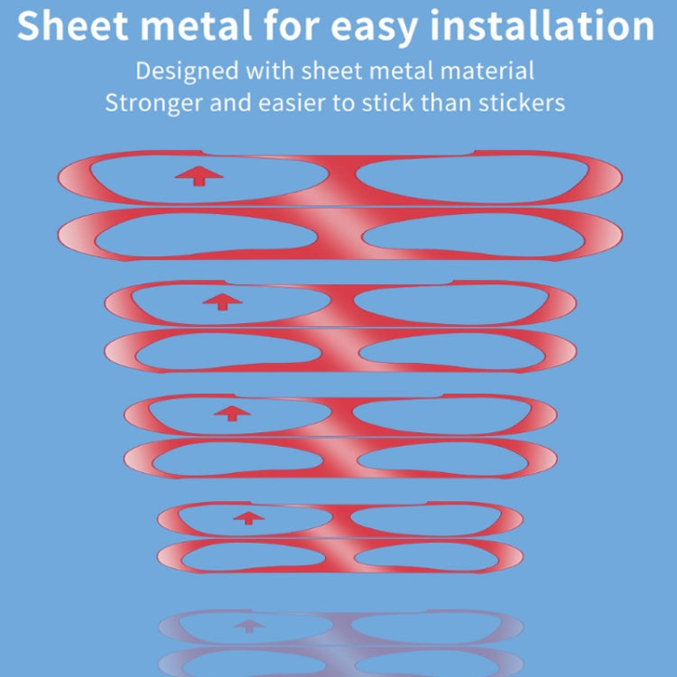 2 PCS Headphone Inner Cover Sticker Dustproof Protective Film For Airpods 3(Silver) - Protective Sticker by PMC TechLife | Online Shopping South Africa | PMC TechLife | Buy Now Pay Later Mobicred