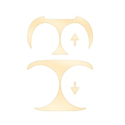 5 PCS Headphone Inner Cover Metal Dustproof Sticker For Samsung Galaxy Buds 2(Gold)
