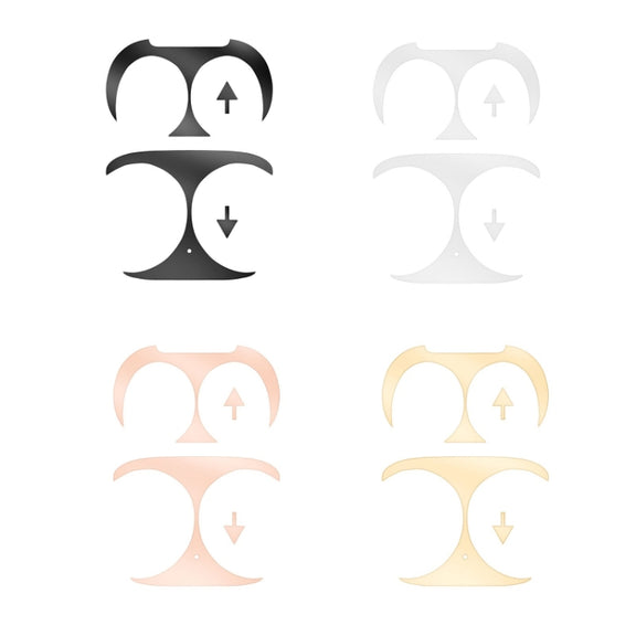 5 PCS Headphone Inner Cover Metal Dustproof Sticker For Samsung Galaxy Buds 2(Gold)