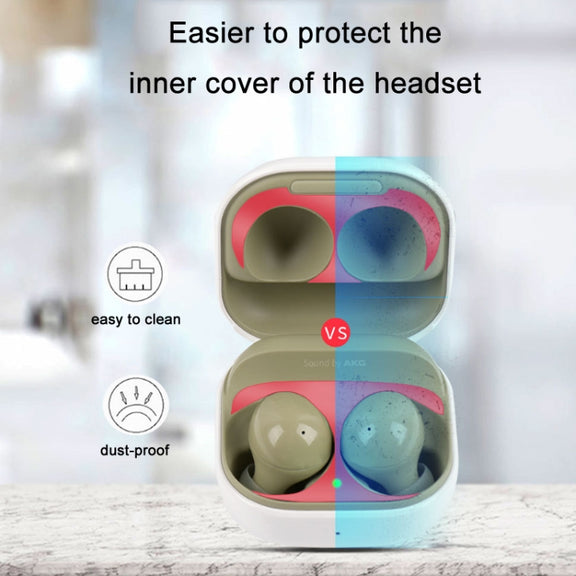 5 PCS Headphone Inner Cover Metal Dustproof Sticker For Samsung Galaxy Buds 2(Gold)