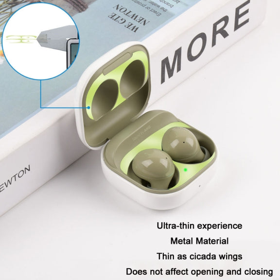 5 PCS Headphone Inner Cover Metal Dustproof Sticker For Samsung Galaxy Buds 2(Gold)