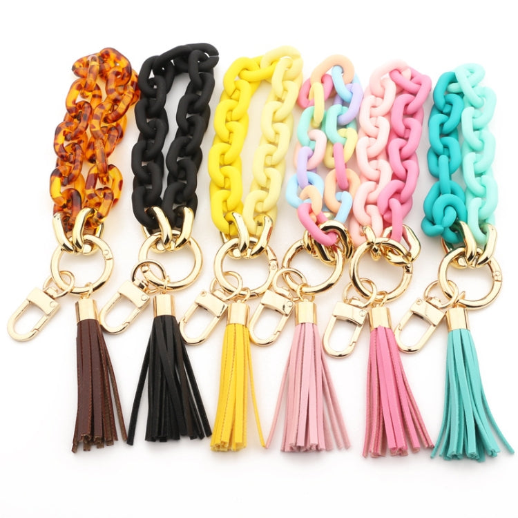 Keychain Ladies Acrylic Bracelet Jewelry(Brown) - Key Rings by PMC TechLife | Online Shopping South Africa | PMC TechLife | Buy Now Pay Later Mobicred