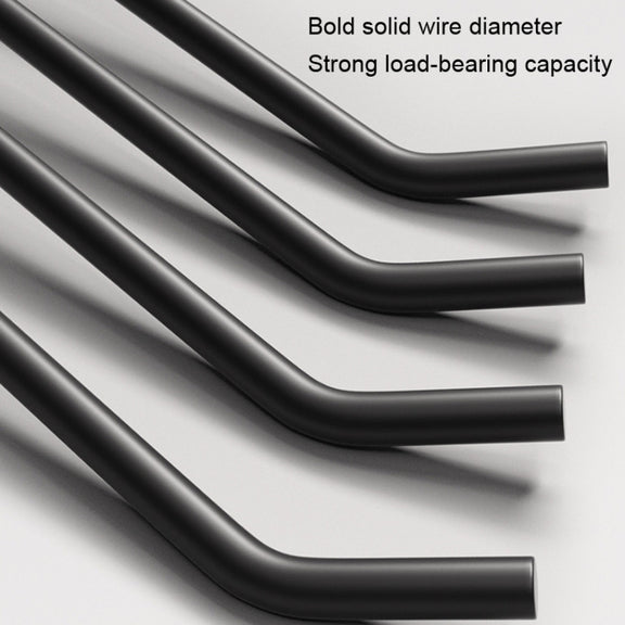 10 PCS Jewelry Accessories Display Orifice Plate Spray Hook, Length: 10cm(Black)