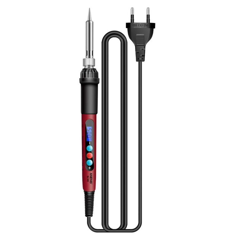 ANENG SL103 25pcs/set Intelligent Digital Display Temperature Adjustment Household Constant Temperature Soldering Iron Set 60W Internal Heat Welding Tool Kit(EU Plug) - free shipping - PMC TechLife - Order now!