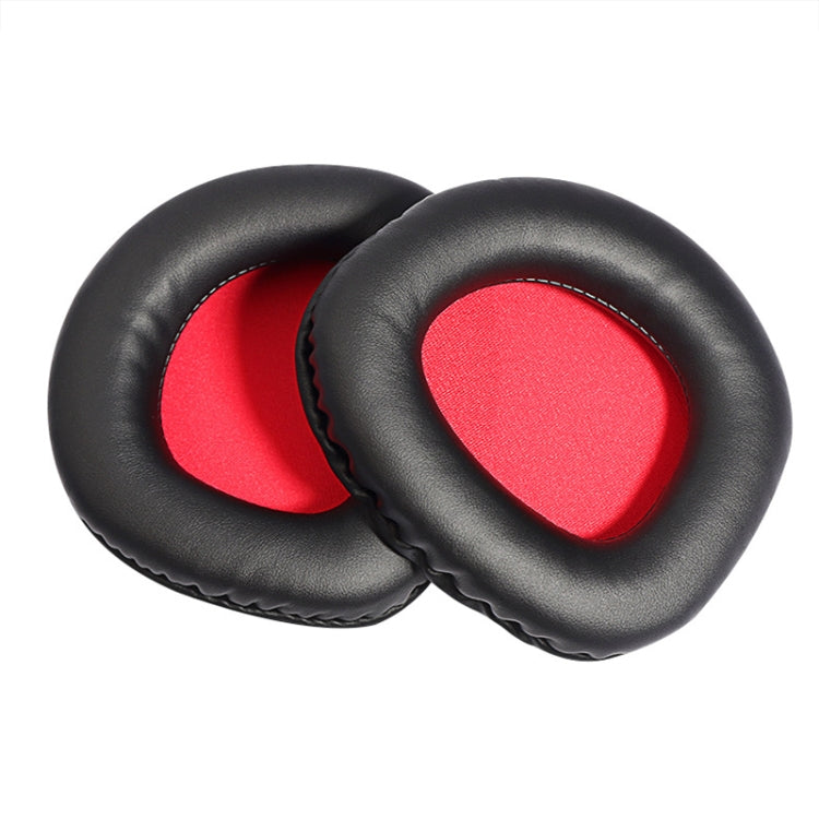 2 PCS Slow Rebound Sponge Headphone Cover Cushion For DAREU EH712/EH715(Black Red Net) - Earmuff & Pad by PMC TechLife | Online Shopping South Africa | PMC TechLife
