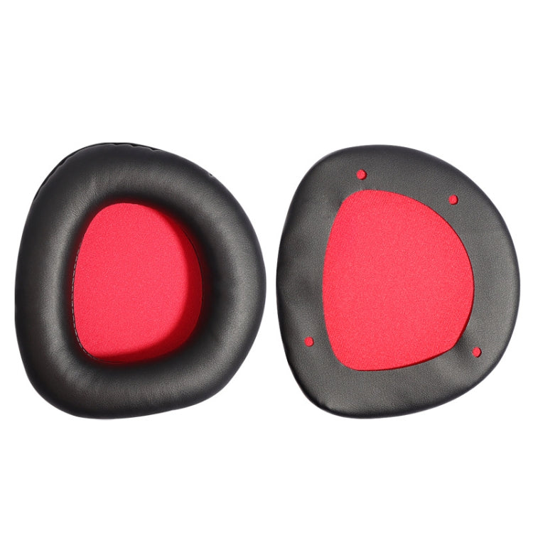 2 PCS Slow Rebound Sponge Headphone Cover Cushion For DAREU EH712/EH715(Black Red Net) - Earmuff & Pad by PMC TechLife | Online Shopping South Africa | PMC TechLife