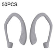 50PCS EG40 For Apple Airpods Pro Sports Wireless Bluetooth Earphone Silicone Non-slip Ear Hook(White) - Anti-lost & Holder by PMC TechLife | Online Shopping South Africa | PMC TechLife