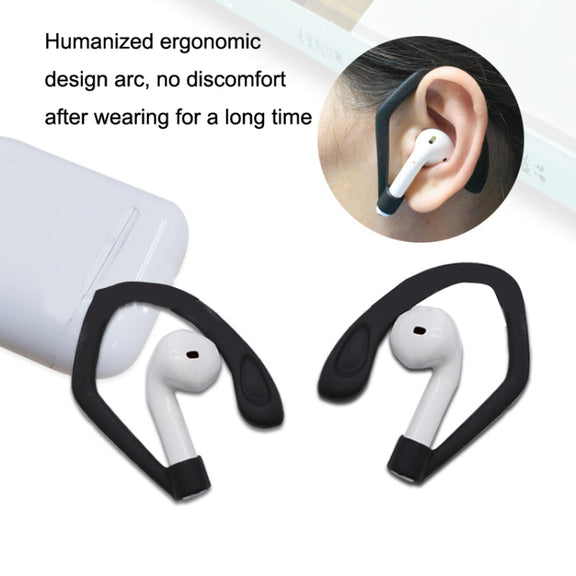 50PCS EG40 For Apple Airpods Pro Sports Wireless Bluetooth Earphone Silicone Non-slip Ear Hook(White)