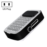80W Wireless Rechargeable Nail Vacuum Cleaner, Specification: US Plug (Black)