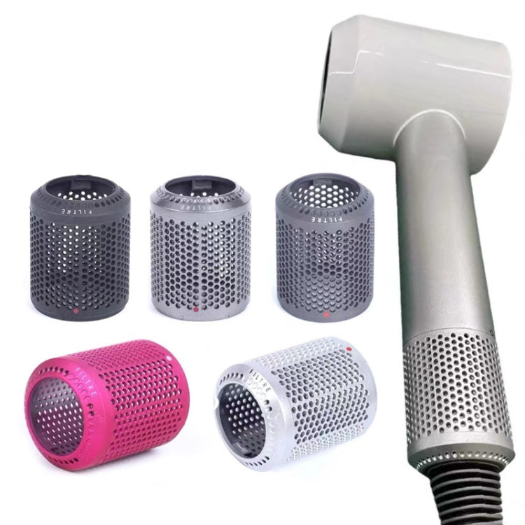 2 PCS Outer Cover Dust Filter for Dyson Hair Dryer HD01/HD03/HD08(Black)