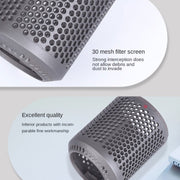 2 PCS Outer Cover Dust Filter for Dyson Hair Dryer HD01/HD03/HD08(Black)