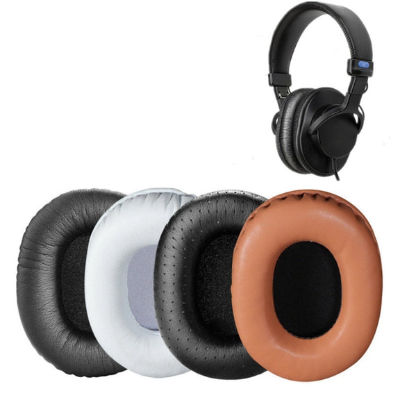 2 PCS Headset Sponge Earmuffs For SONY MDR-7506 / V6 / 900ST, Color: Black Stitching