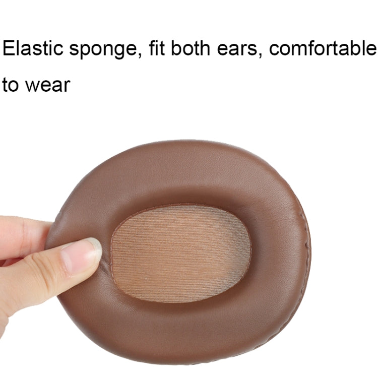2 PCS Headset Sponge Earmuffs For SONY MDR-7506 / V6 / 900ST, Color: Black Stitching