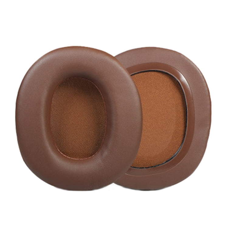 2 PCS Headset Sponge Earmuffs For SONY MDR-7506 / V6 / 900ST, Color: Brown Bright - Earmuff & Pad by PMC TechLife | Online Shopping South Africa | PMC TechLife