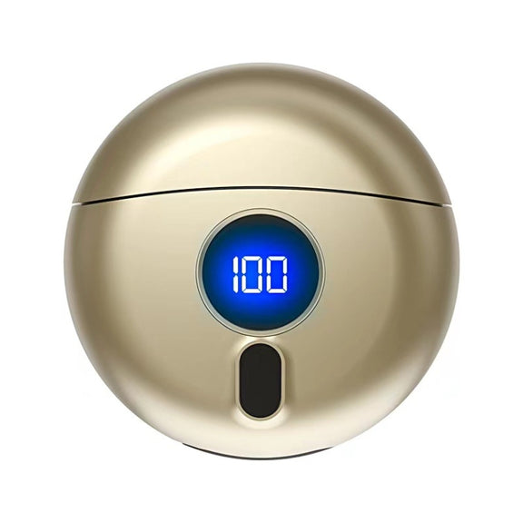 TJ01 Flying Saucer Razor USB Rechargeable Mini Shaver(Champagne Golden)