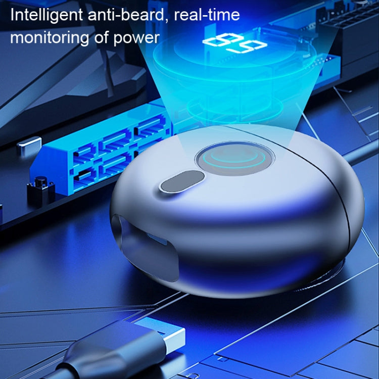 TJ01 Flying Saucer Razor USB Rechargeable Mini Shaver(Champagne Golden)